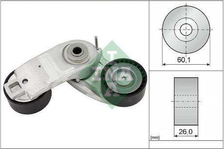 NAPINACZ PASKA WIELOROWK. FORD 1,0 ECOBOOST MHEV FIESTA/FOCUS/PUMA INA 534 0937 10