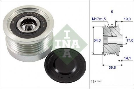 Ролик alternatora INA 535 0221 10 (фото 1)