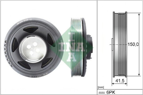 KOСњO PASOWE WAСњU KORBOWEGO BMW 1,5D F20/F45F/F46/X1 MINI INA 544 0129 10