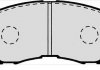 Гальмівні колодки, дискове гальмо (набір) JAKOPARTS J3605046 (фото 2)