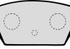 Комплект тормозных колодок, дисковый тормоз JAKOPARTS J3615000 (фото 2)