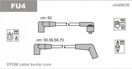 Провода в/в Ford Scorpio 1.8-2.0 i 1.8 L - 2.0 i L (Mot O Janmor FU4 (фото 1)