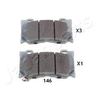 NISSAN Тормозные колодки передн. INFINITI FХ35, G37,FX50 JAPANPARTS PA-146AF