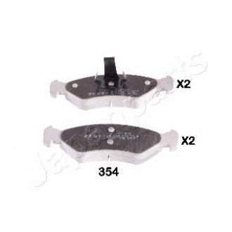 Колодки гальмівні FORD P. FIESTA -96/96-00/KA -00 JAPANPARTS PA-354AF