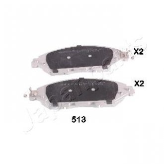 Колодки дискового тормоза JAPANPARTS PA513AF