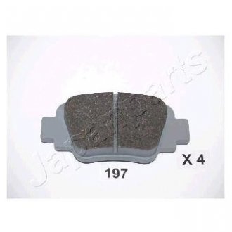 Колодки тормозные дисковые NISSAN зад. MICRA 93- K JAPANPARTS PP-197AF