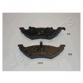 Колодки тормозные дисковые CHRYSLER зад. VOYAGER 9 JAPANPARTS PP-994AF (фото 1)