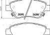 Колодки тормозные (передние) Fiat Doblo 01- (123x53.3x17.3) (с датчика) JAPKO 500400 (фото 2)