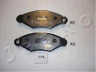 Колодки тормозные дисковые Nissan Kubistar 1.2 (03-09),Nissan Kubistar 1.2 (06-0 JAPKO 50114 (фото 1)