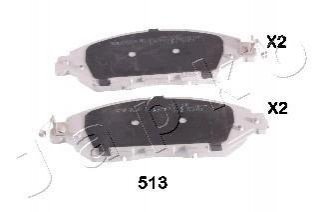 Колодка тормозная передняя Nissan Pathfinder (R52) (13-)/Infinity QX60 2.5 (14-) JAPKO 50513 (фото 1)