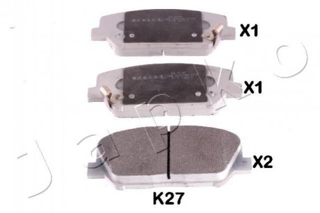 Колодки дискового тормоза JAPKO 50K27