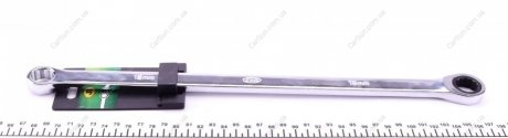 Ключ 12-гранний плоский-кільцевий подовжений з тріскачкою (18mm) JBM 13461 (фото 1)