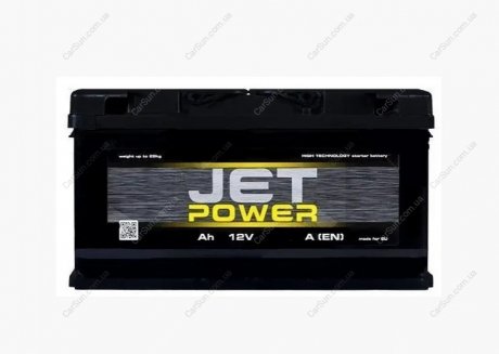 Автомобильный аккумулятор 90 Ah 720 A(EN) 352x175x190 Jet-power JET POWER (ИНД.) 6СТ90R