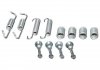 Комплект монтажний барабанних гальм зад BMW X5/VW T5/TOUAREG 02- 185х30 JP GROUP 1163950110 (фото 1)