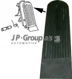 Накладка на педаль, педаль акселоратора JP GROUP 8172200206