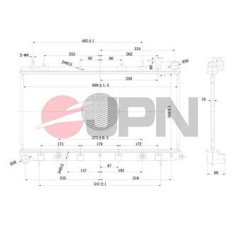 Автозапчасть Jpn 60C9050JPN