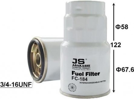 Фильтр топливный в сборе JS ASAKASHI FC184J