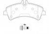Тормозные колодки задние MERCEDES-BENZ SPRINTER B906 4,6-5-t Jurid 2921709560 (фото 1)