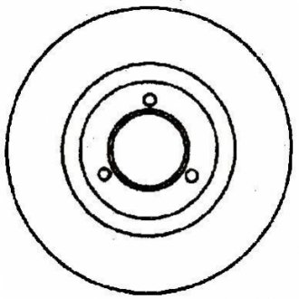 Гальмівний диск Jurid 561086J (фото 1)