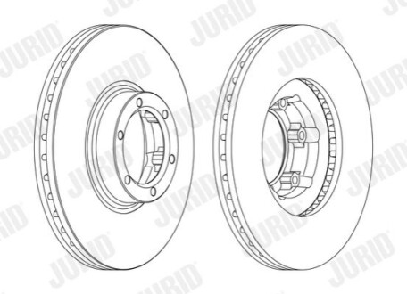 Тормозной диск Jurid 561171J
