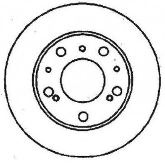 Гальмівний диск Jurid 561321JC (фото 1)