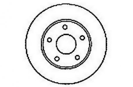 Тормозной диск Jurid 561549JC (фото 1)