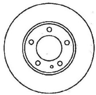 Тормозной диск задний BMW 3 / Hyundai Veloster Jurid 561552JC (фото 1)