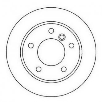Тормозной диск задний BMW 3 series Jurid 562003JC (фото 1)