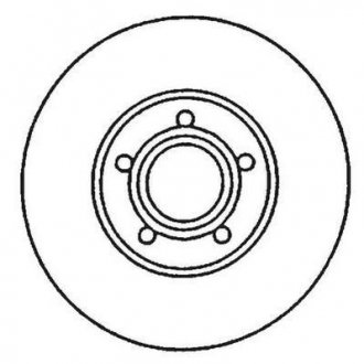 Тормозной диск передний VW Passat / Variant Jurid 562052JC (фото 1)