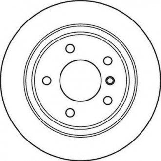 Тормозной диск задний BMW 3 series Jurid 562094JC (фото 1)