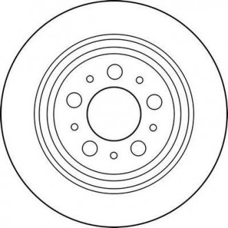 Тормозной диск задний VOLVO S60/S70/S80/V70/V70 XC Jurid 562174JC (фото 1)