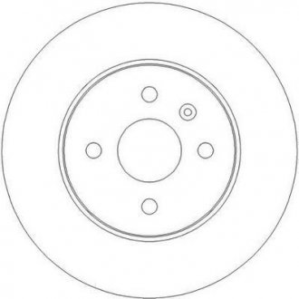 Тормозной диск задний Opel Astra H / Combo / Meriva Jurid 562254JC (фото 1)