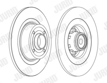 Диск тормозной Jurid 562379J1