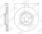 Гальмівний диск передній правий BMW 1-Series, 2-Series, X1, X2 / Mini Jurid 563669JC1 (фото 3)