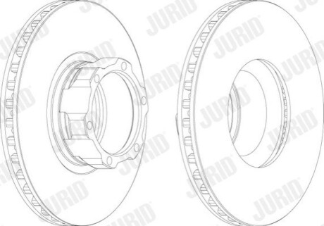 Гальмівний диск Jurid 567762J