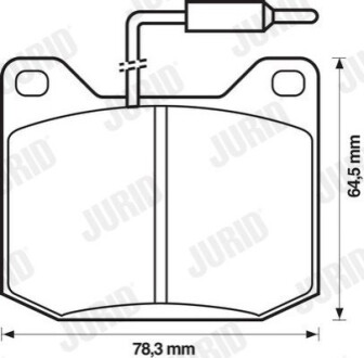 Автозапчасть Jurid 571206D