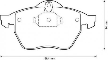 Колодки дискового гальма Jurid 571997J (фото 1)