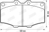 Тормозные колодки TOYOTA 4Runner, Hi-Lux, Land Cruiser Jurid 572178J (фото 2)