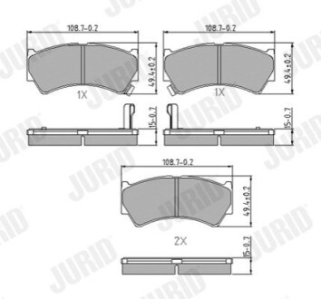 Автозапчастина Jurid 572433J