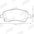 Тормозные колодки передние Toyota Avensis, Corolla Verso Jurid 572485J (фото 2)