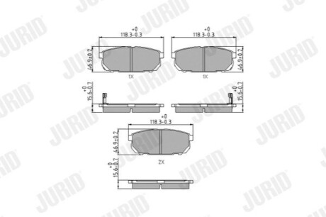 Автозапчасть Jurid 572549J