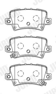 Колодки гальмівні HONDA Civic Jurid 572580J