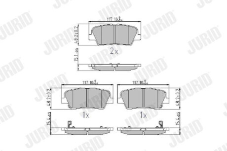 Автозапчасть Jurid 572639J