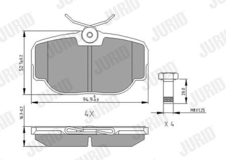 Автозапчасть Jurid 573067J