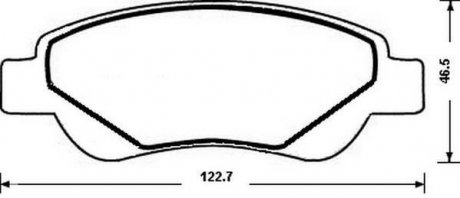 Колодки дискового тормоза Jurid 573135J (фото 1)