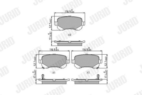 Автозапчасть Jurid 573299J