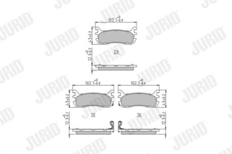 Автозапчасть Jurid 573373J