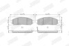 Тормозные колодки NIssan Leaf / Navara / Pathfinder Jurid 573431J (фото 1)