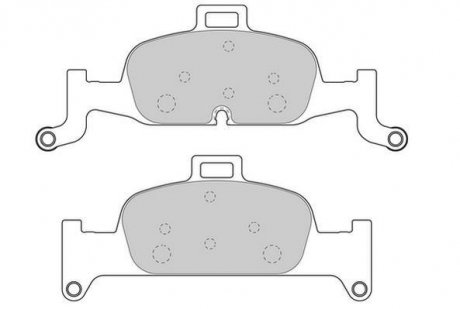 Тормозные колодки передние (16.3 мм) (система ATE) Audi A4 B9 A5 A6 C8 A7 Q5 Jurid 573627J (фото 1)