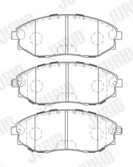 CHEVROLET Тормозные колодки передн. Epica 06- Jurid 573751J